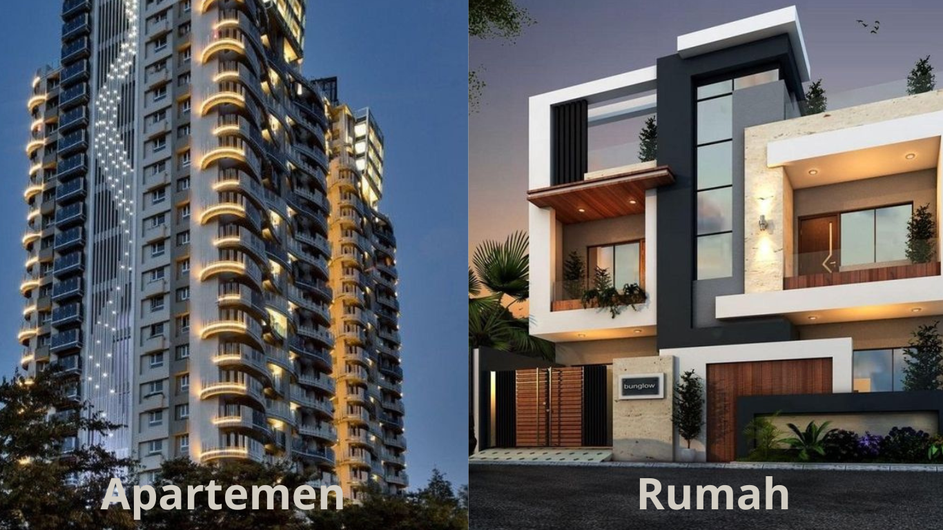 Rumah atau apartemen